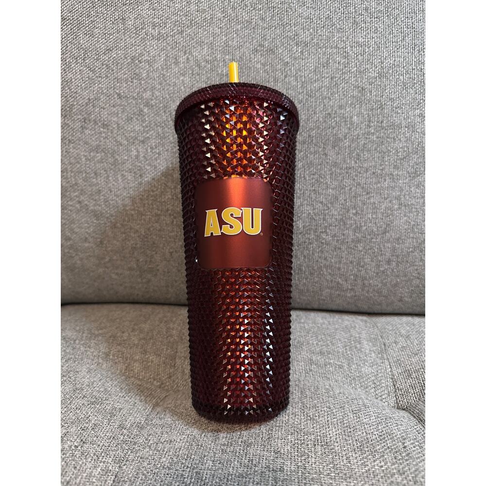 NEW Starbucks 2022 ASU Arizona Studded Cold Cup Tumbler 24oz Limited Edition